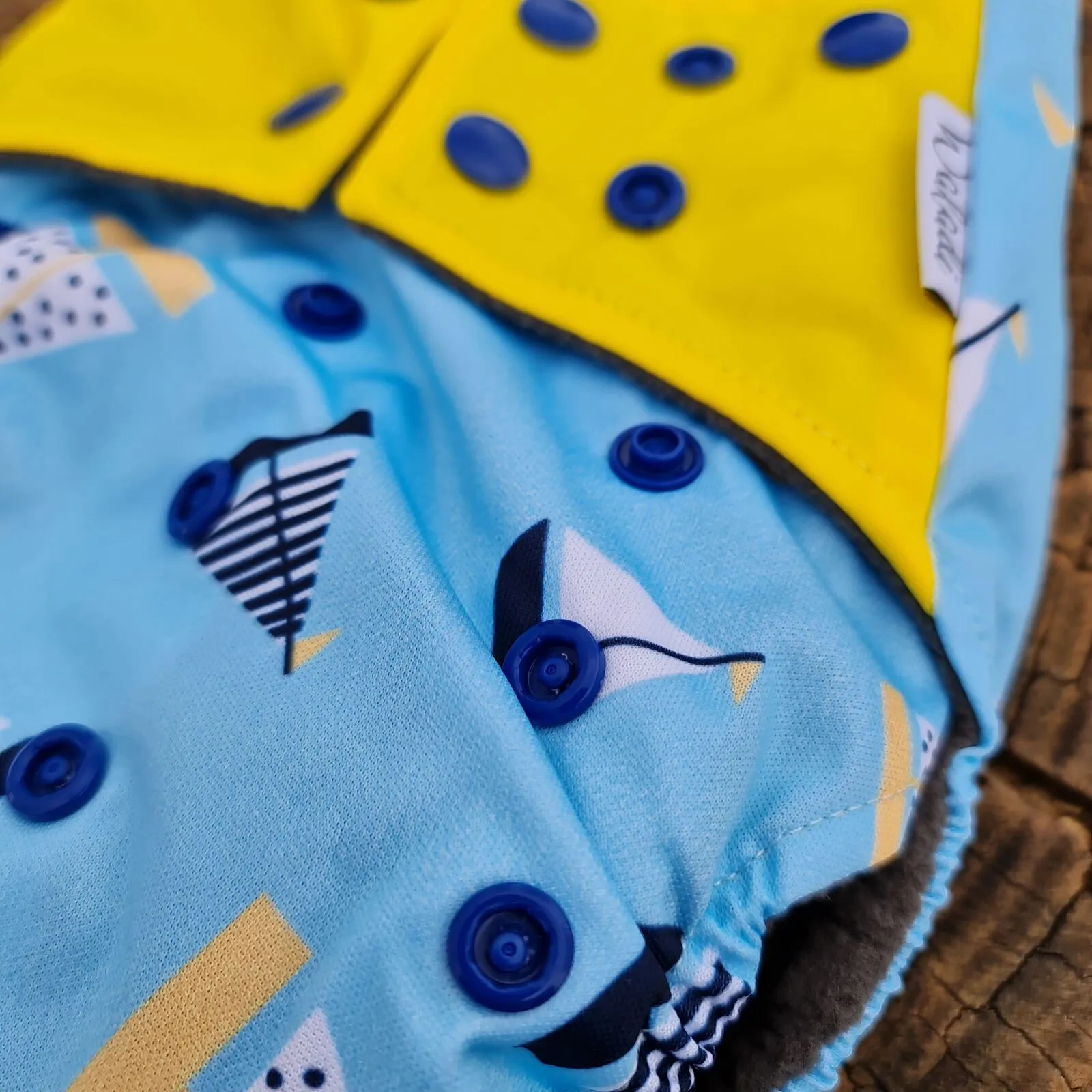 Boats Design Bamboo Charcoal Cloth Nappy - Image 3