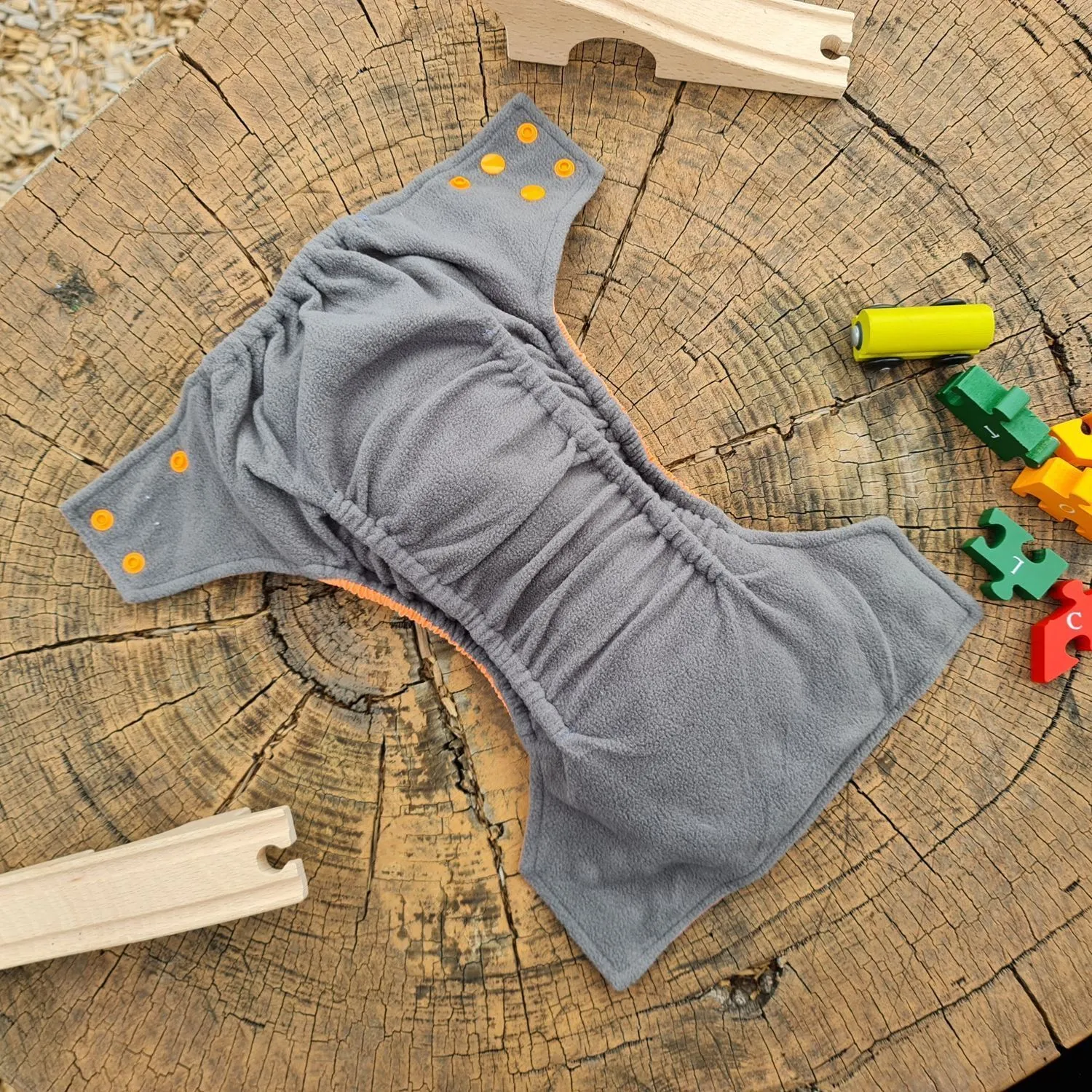 Fox in the Forest Design Bamboo Charcoal Cloth Nappy - Image 11