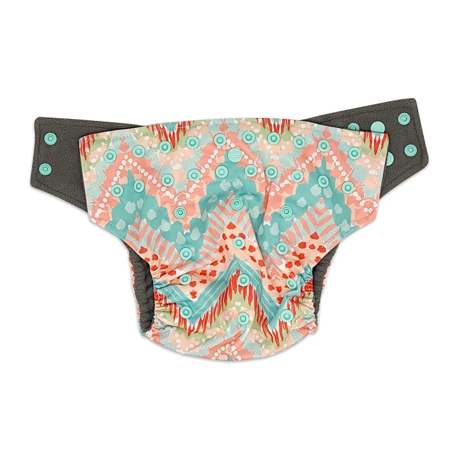 Bohemian Feather Design Bamboo Charcoal Cloth Nappy - Image 3