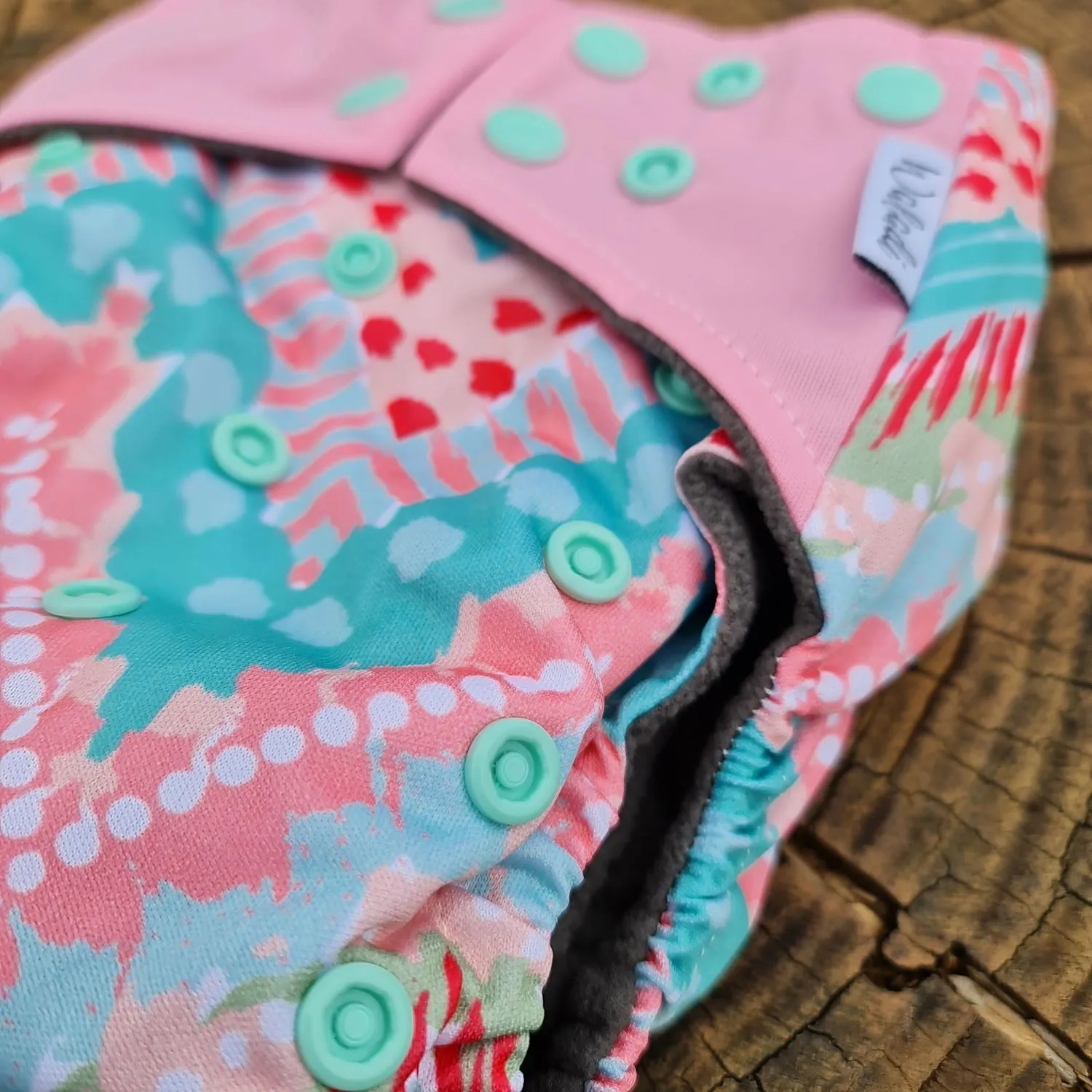 Bohemian Feather Design Bamboo Charcoal Cloth Nappy - Image 9