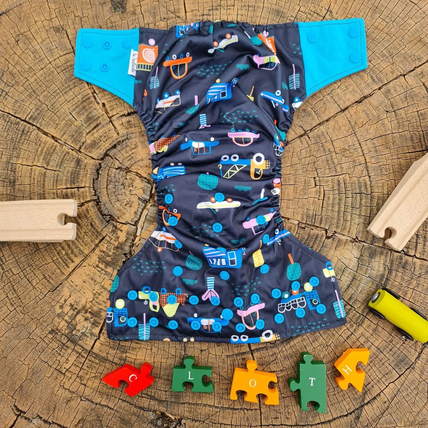 Vehicles Bamboo Charcoal Cloth Nappy - Image 13