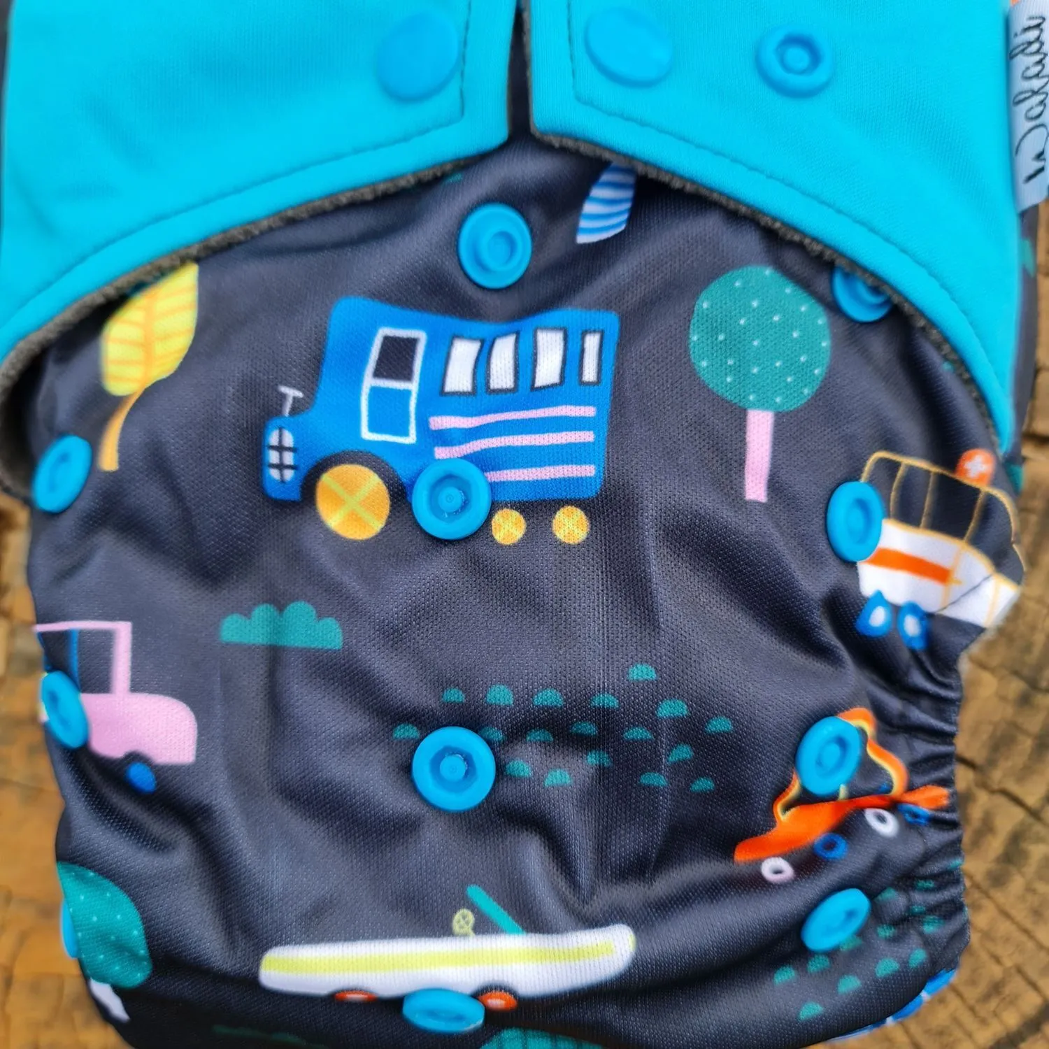 Vehicles Bamboo Charcoal Cloth Nappy - Image 7