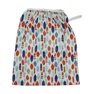 Waterproof Large Pail Liner Colourful Feather 60x70cm