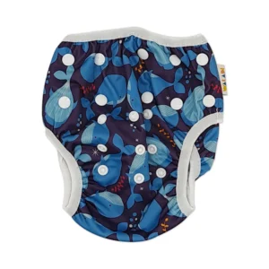 Reusable Swim Nappy - Whales