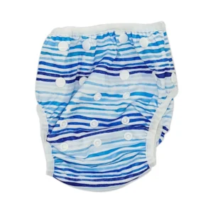 Reusable Swim Nappy - Blue Waves