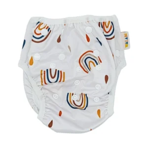 Reusable Swim Nappy - Rainbow & Rain Design