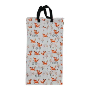 Waterproof Double Zip Large Wet Bag Cycling Fox 40x70cm