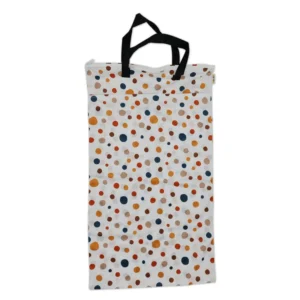 Waterproof Double Zip Large Wet Bag Polka Dots 40x70cm