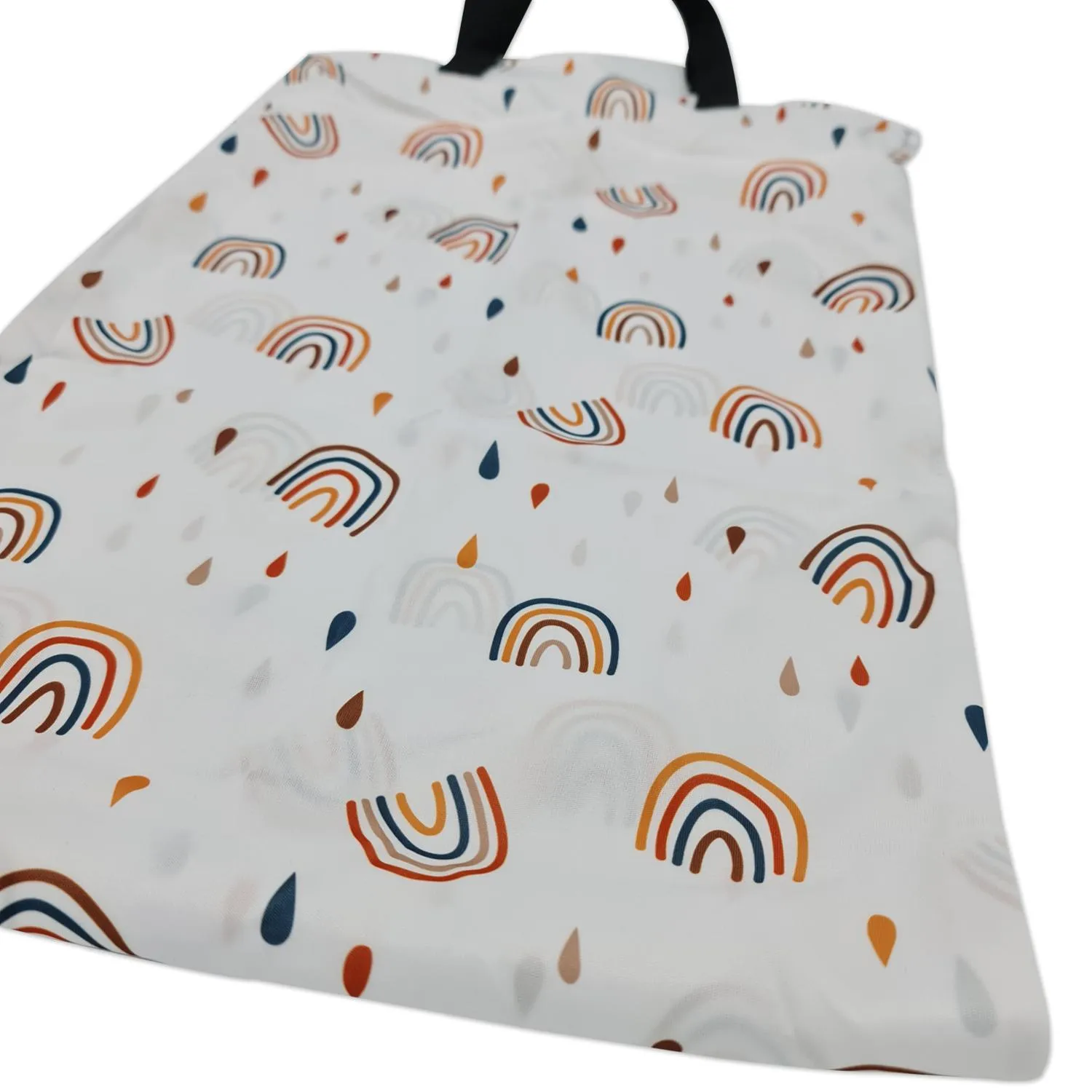 Waterproof Double Zip Large Wet Bag Rainbow and Rain 40x70cm - Image 5