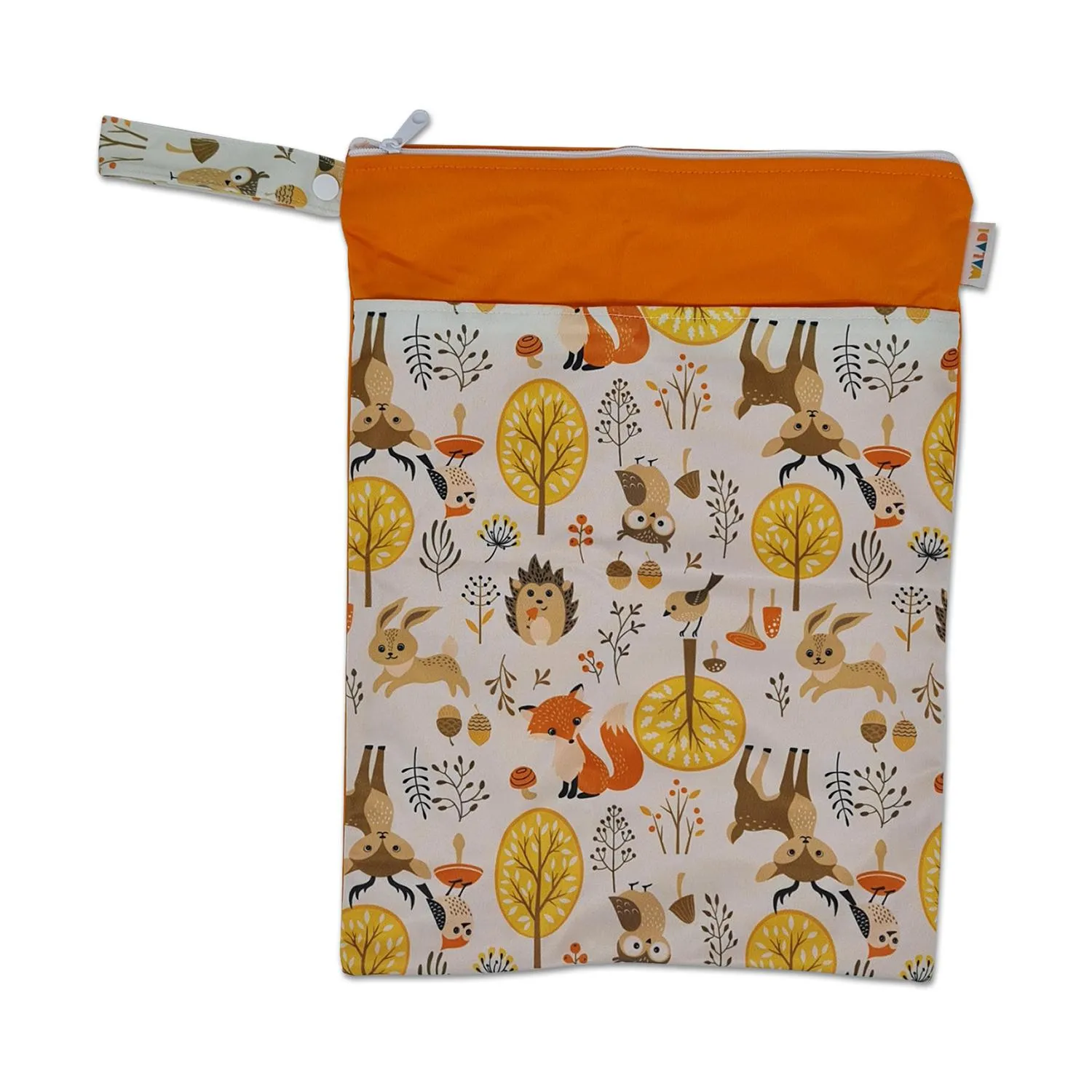 Waterproof Double Zip Wet Bag Forest Design 30x40cm