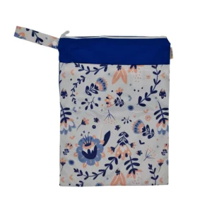 Waterproof Double Zip Wet Bag Floral 30x40cm