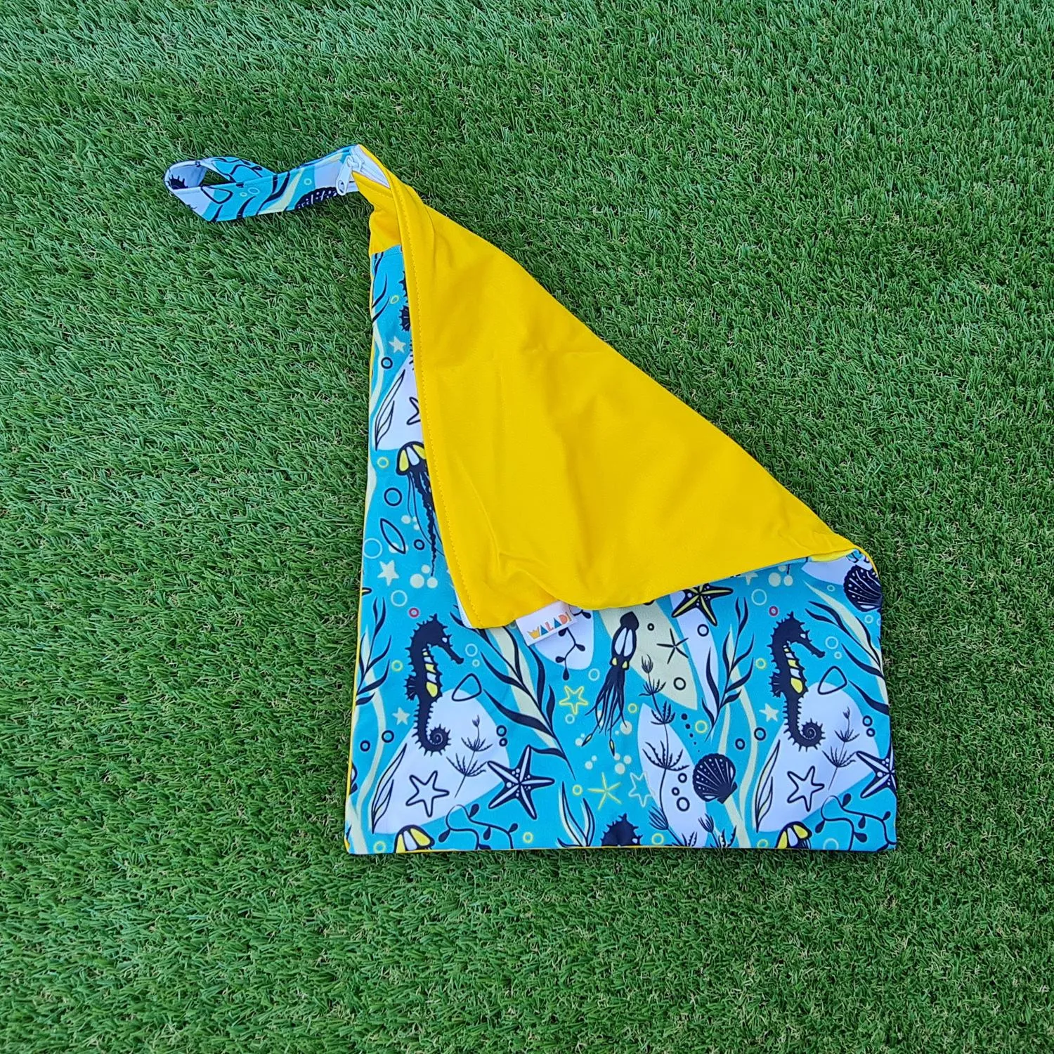 Waterproof Double Zip Wet Bag Sea Horse 30x40cm - Medium - Image 5