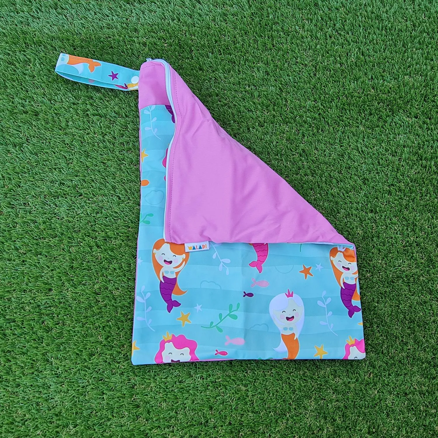 Waterproof Double Zip Wet Bag Mermaid 30x40cm - Medium - Image 5