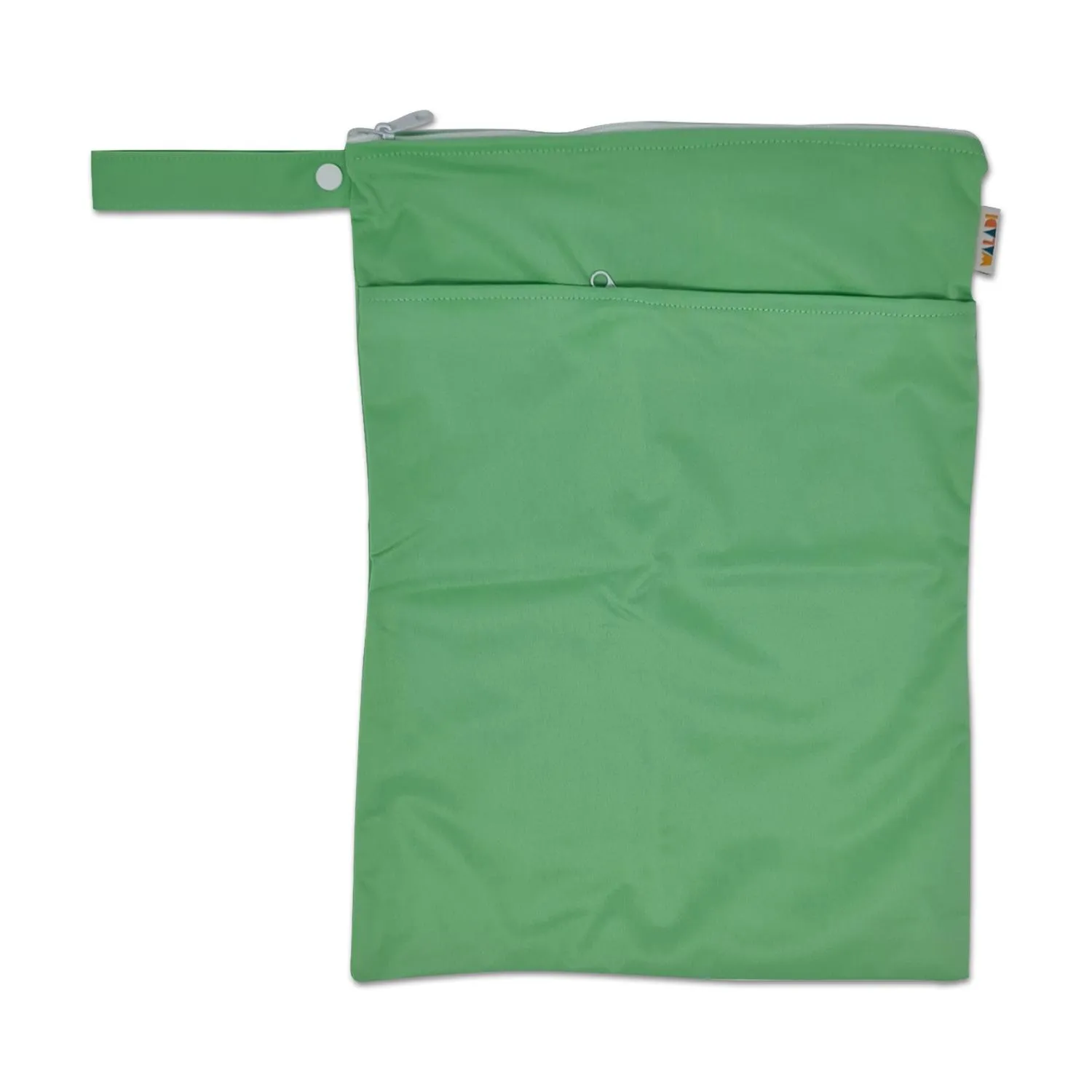 Waterproof Double Zip Wet Bag Plain Mint Green 30x40cm - Medium