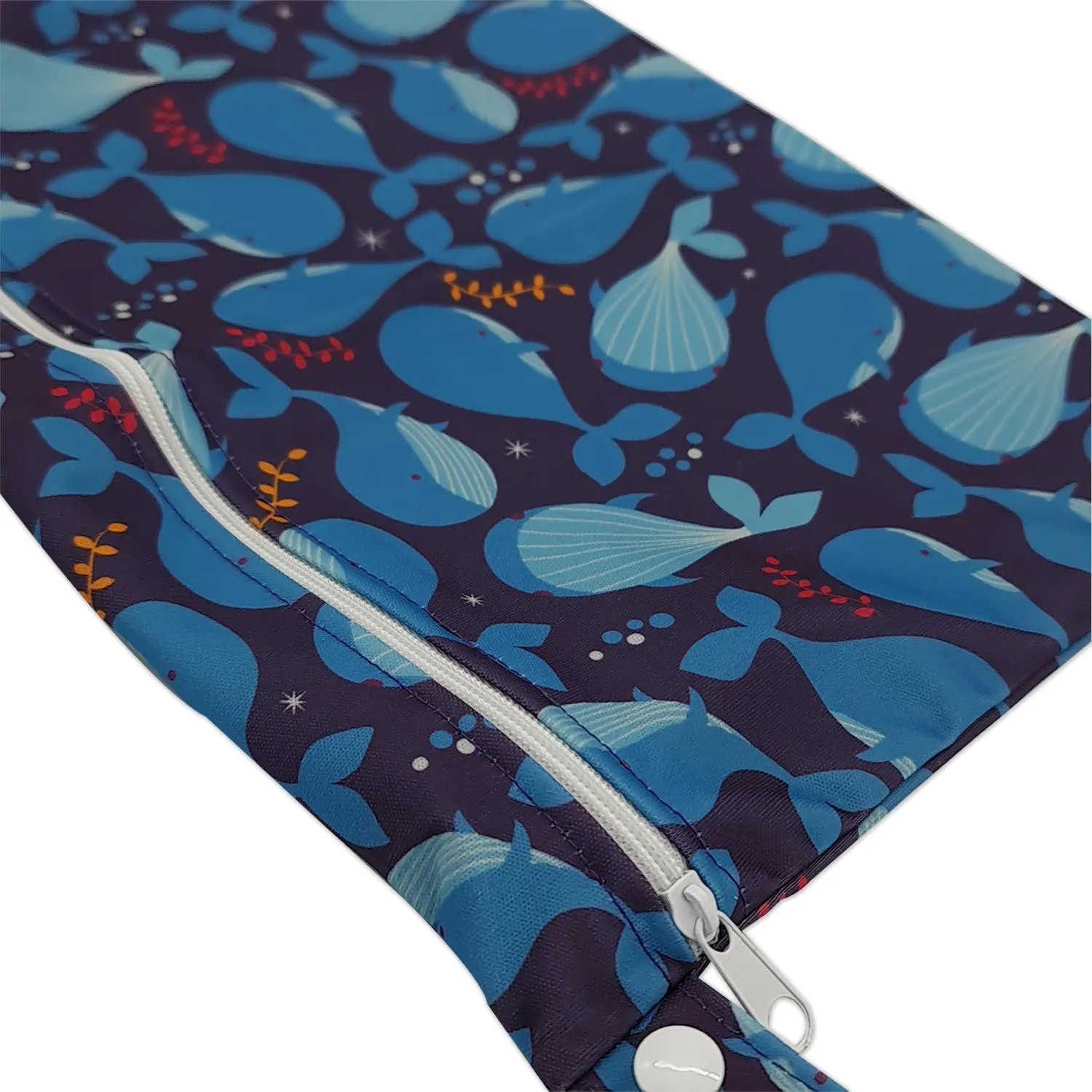 Pouch Wet Bag - Blue Whales - Image 3