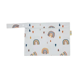 Pouch Wet Bag - Rainbow & Rain