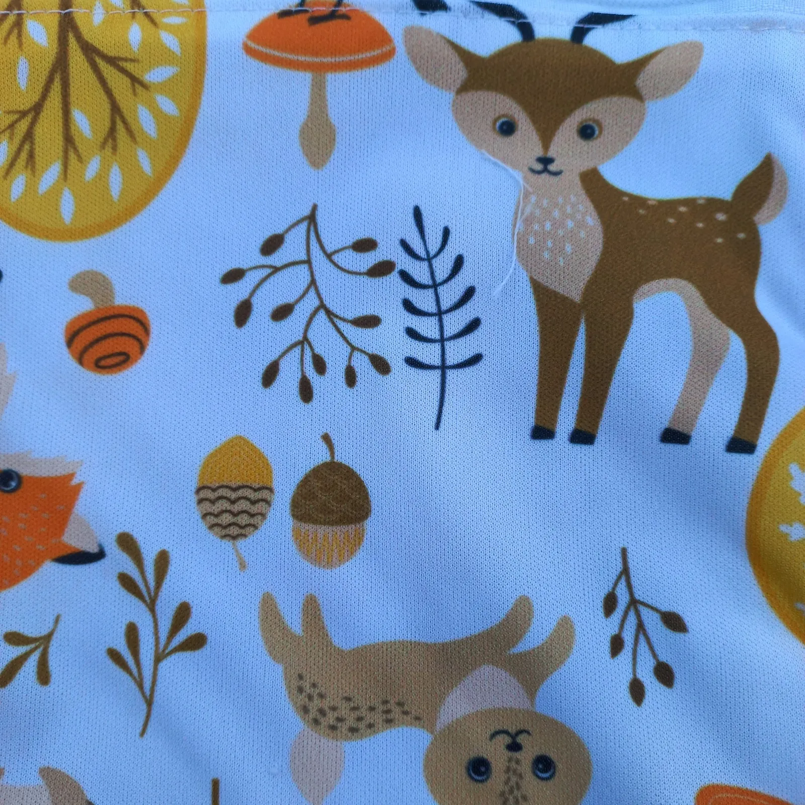 Small Waterproof Wet Bag with Zip 19 x 16cm - Forest Design - Image 6