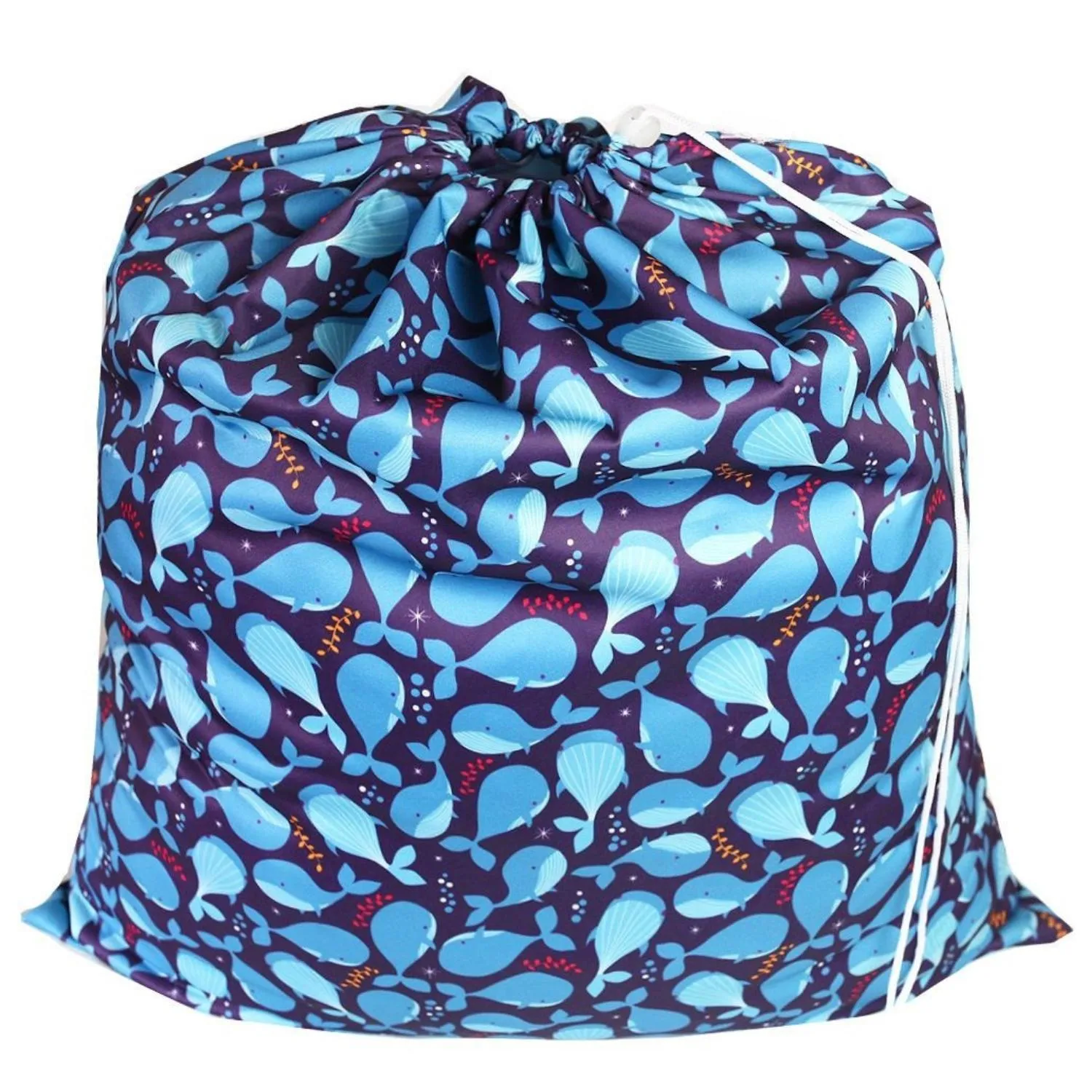 Whales Drawstring Waterproof Wet Bag